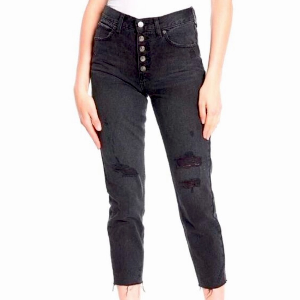 Free People We The Free Blossom High Rise Crop Jeans | Day or Night | Size 29